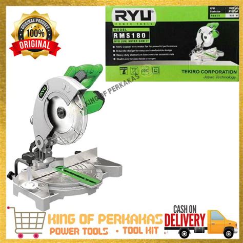 Jual Ryu Rms Mesin Potong Alumunium Kayu Mitre Saw Miter Saw