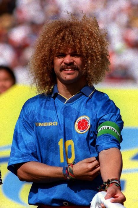 Carlos Valderrama & his Epic Huge Big Afro Curly Hair - The Lifestyle ...