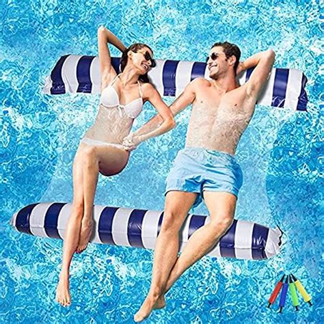 Am Anna Pool Hammock Xl Inflatable Pool Floats For Adults Pack