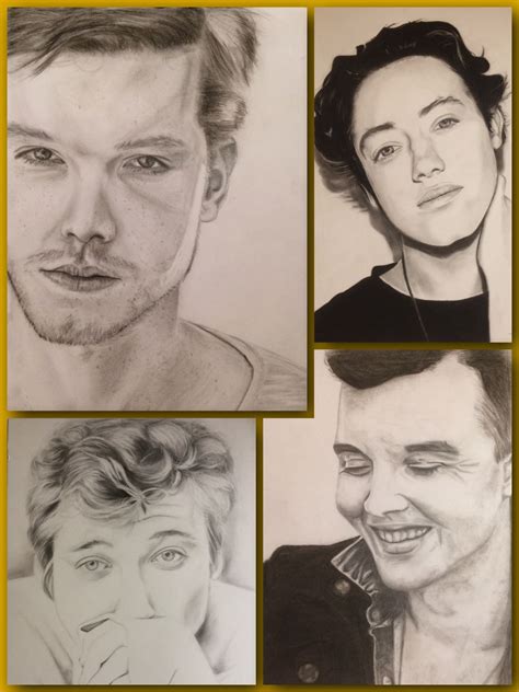 Draw Shameless Boys Ian Lip Carl And Mickey Iangallagher