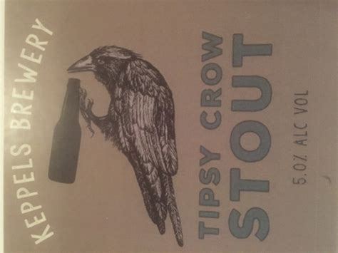 Tipsy Crow Stout Keppels Brewery Untappd