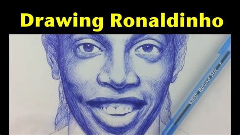 Pencil Drawing Ronaldinho Drawing Easy