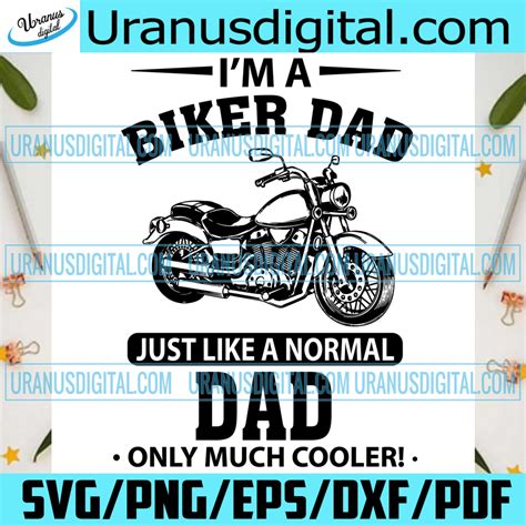 Im A Biker Papa Just Like A Normal Dad Only Much Cooler Svg Fathers