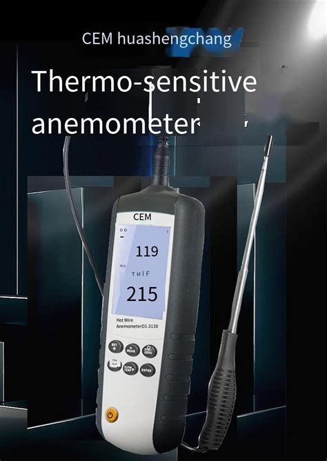 Telescopic Hot Wire Anemometer Air Volume Thermometer ECVV AE ECVV AE