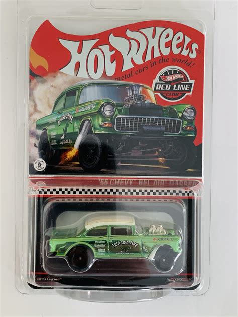 Hot Wheels Redline Club Triassic Five 55 Chevy Bel Air Gasser