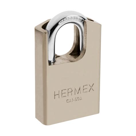 43334 CAI 50A TRUPER Hermex Candado de acero máxima seguridad 50mm