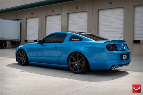 Matte Blue Mustang