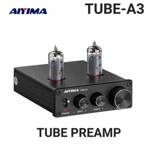 Jual AIYIMA TUBE-A3 Tube Preamp with Bass & Treble Adjustment RCA Input ...