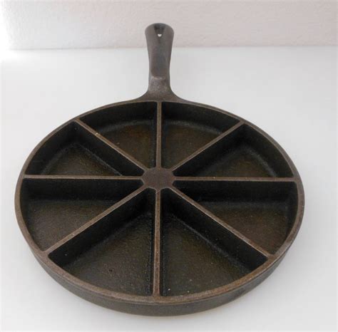 Wagner Cast Iron Divided Cornbread Pan Wagner Ware 1891 Made Etsy