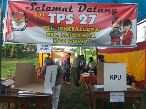 Pemungutan Suara Ulang Di TPS 27 Jenetallasa Diikuti 258 Pemilih