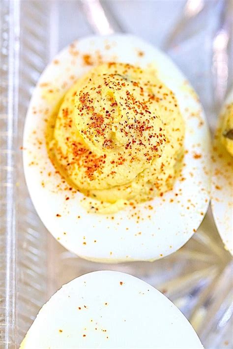 Easy Southern Deviled Eggs Relish Or Pickles Slim Pickins Kitchen