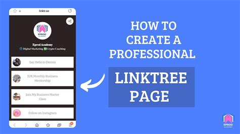 How To Create A Professional Linktree Page With Canva Youtube