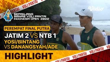 Live Streaming Sirnas Voli Pantai Siaran Langsung Vidio