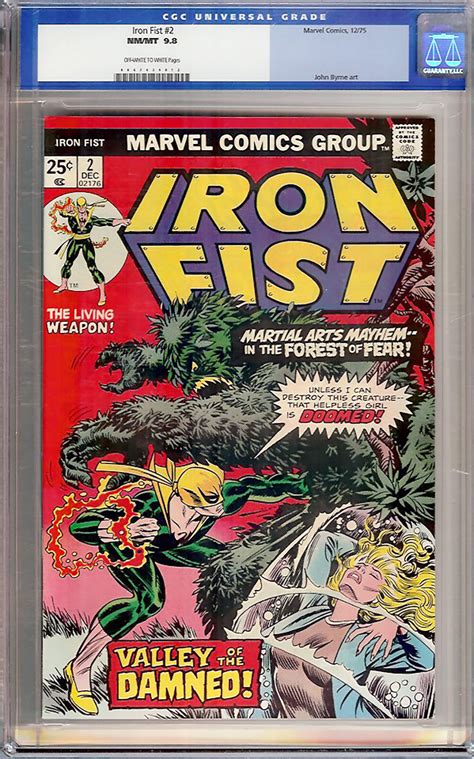 Iron Fist Cgc Ow W Auction Pedigree Comics