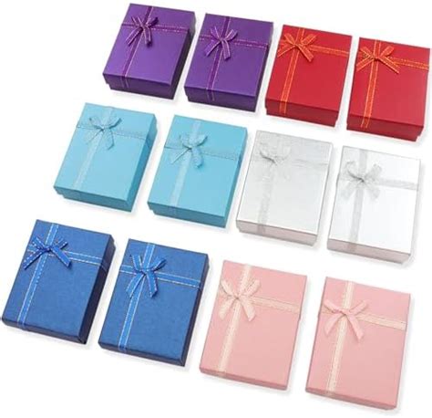 Amazon MTXTOP 12pcs Exquisite Cardboard Jewelry Gifts Boxes For