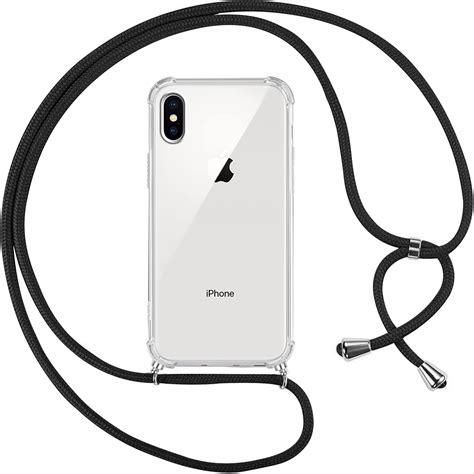 Pnakqil Collier Cordon Coque Pour Iphone Xs Iphone X Avec Cordon