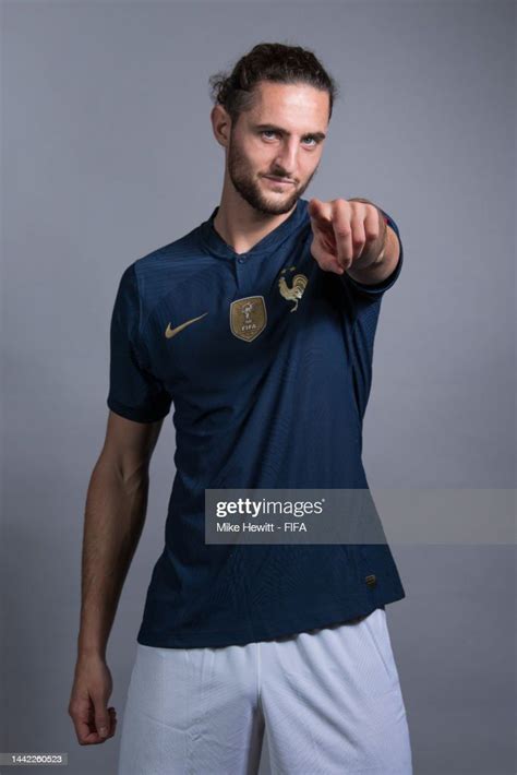 Adrien Rabiot Of France Poses During The Official FIFA World Cup In