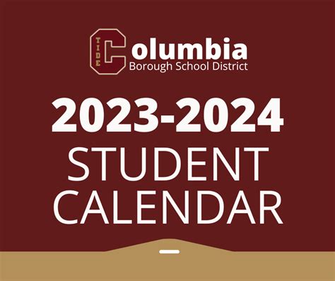 Columbia School District Calendar 2023 2024 Torie Marguerite