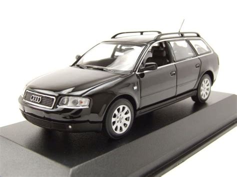 Maxichamps Modellauto Audi A6 Avant Kombi 1997 schwarz Modellauto 1:43 ...
