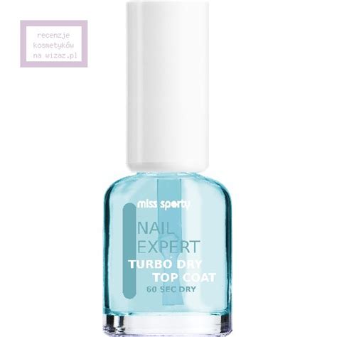 Miss Sporty Nail Expert Turbo Dry Top Coat Szybkoschn Cy Top Do