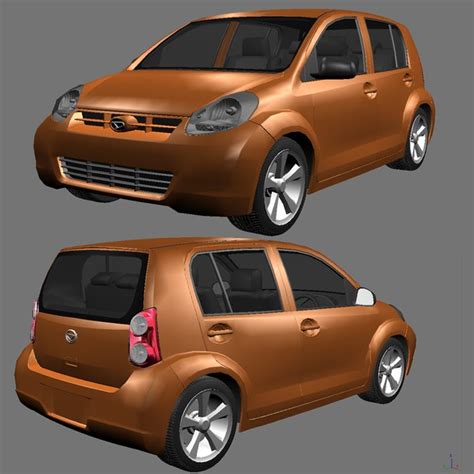 3d model daihatsu boon 2013