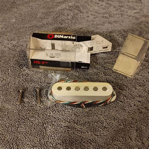 Dimarzio Dp117 Hs 3 Single Coil Pickup White Reverb