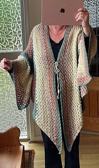 Ravelry Granny Stitch Cardigan Pattern By Linda Morris Tomlin