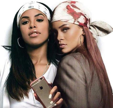 Aaliyah And Rihanna Aaliyah Style Rihanna Beauty