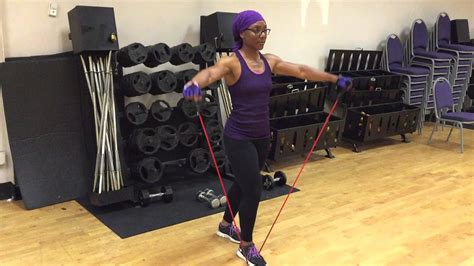 Resistance Band Side Lateral Raise Youtube