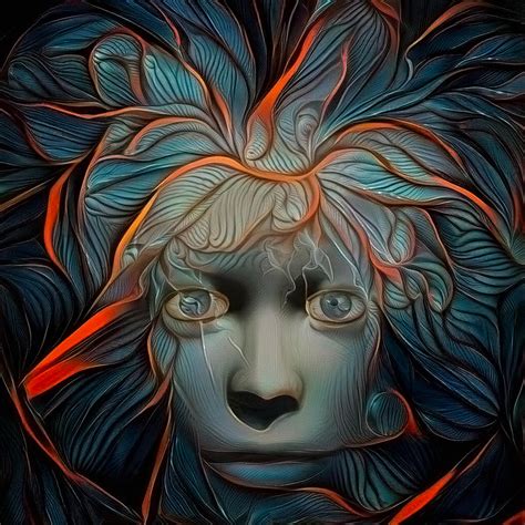 Mystic Face Digital Art By Bruce Rolff Fine Art America