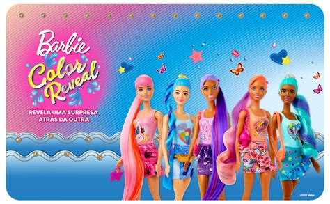 Barbie Color Reveal Boneca Looks Denim Amazon Br Brinquedos E Jogos