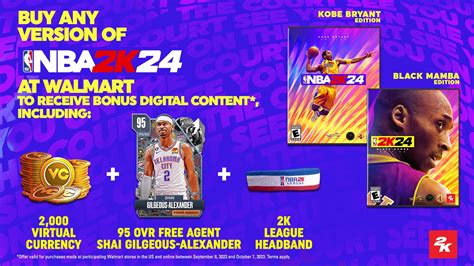 Nba 2k24 Black Mamba Edition Nintendo Switch Free Bonus Digital Content