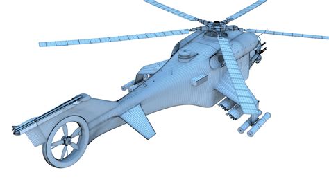 Military Helicopter 3d Model 200 Max Free3d