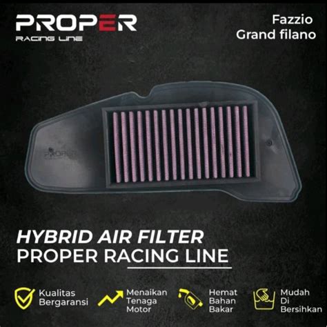 Jual Saringan Filter Udara Racing Proper Line Yamaha Fazzio Grand