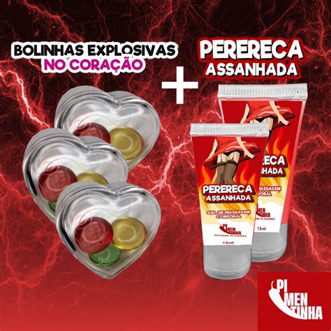 Kit Capsula Bolinhas Explosivas Lubrificante Gel Perereca Assanhada Excitante Sex