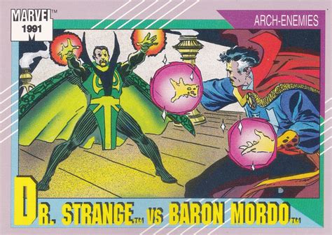 Marvel Universe Impel Card Arch Enemies Doctor Strange Vs