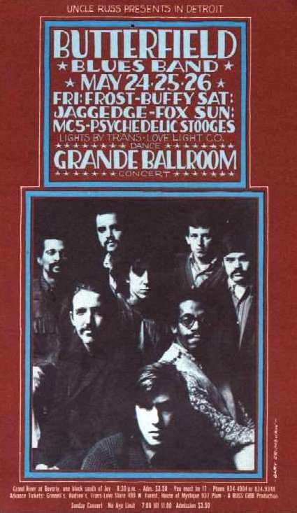 The Paul Butterfield Blues Band The Concert Database