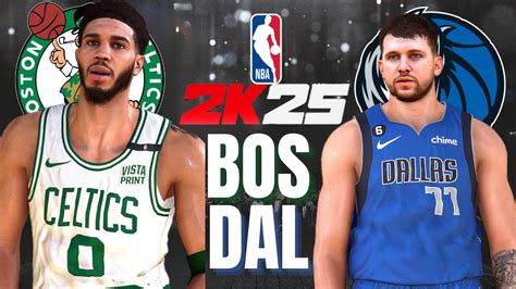 CELTICS Vs MAVERICKS NBA 2K25 ULTRA REALISTIC CONCEPT GRAPHICS