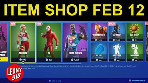 Fortnite Item Shop February 12 2020 Fortnite Içerik Mağazası 12