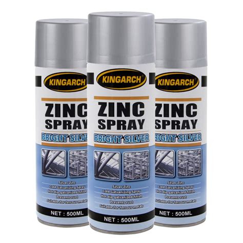 High Performance Aluminium Zinc Spray Paint With Same Colour As Newly Galvanized Metal Spray