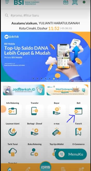 Cara Bayar Token Listrik PLN Melalui Mobile Banking BSI Tongbos