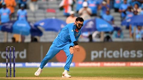 ICC World Cup 2023: Virat Kohli steps with the ball in absence of ...