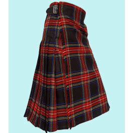 Black Stewart Tartan Kilt Tartan Kilt Bc