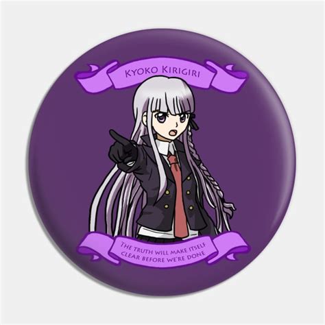 Kyoko Kirigiri Danganronpa Pin Teepublic