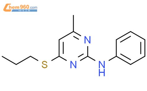 140938 47 22 Pyrimidinamine 4 Methyl N Phenyl 6 Propylthio 化学式、结构式