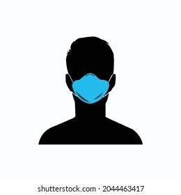 People Using Face Mask Head Character Stock Vector Royalty Free