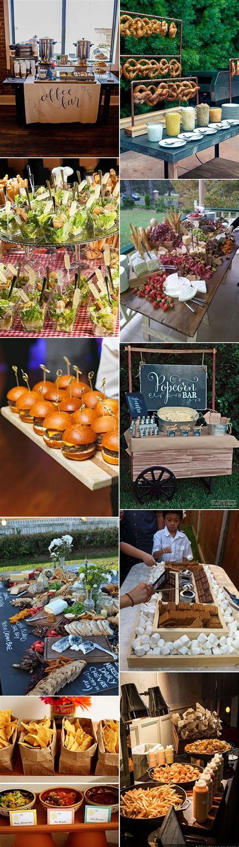 Great Wedding Food Station Ideas For Your Reception Emma Loves