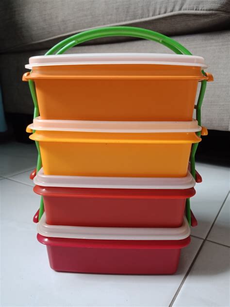 Tupperware 4 Tier Containers Furniture And Home Living Kitchenware