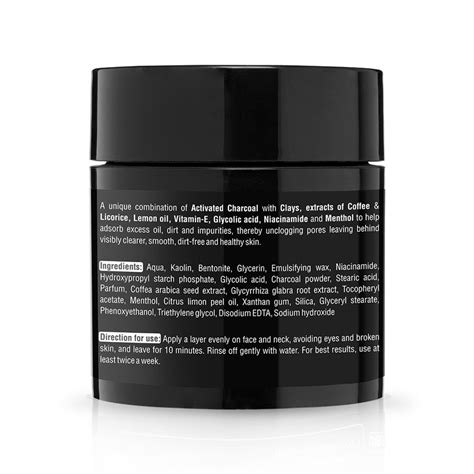 Greeko Man Charcoal Clay Mask