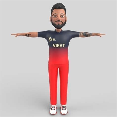 Virat Kohli 3D model | CGTrader